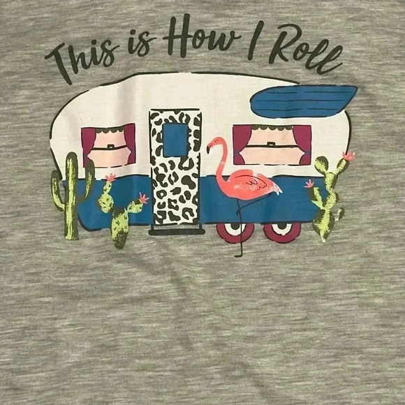 Medium (8-10) SECRET TREASURES Tank Top “This Is How I Roll” - Picture 4 of 7